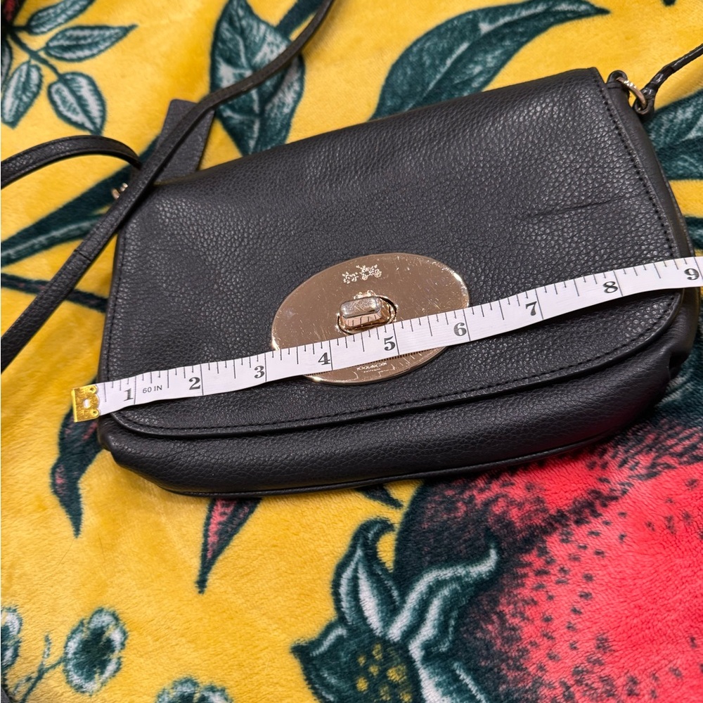 COACH Black Leather Crossbody Bag - Picture 12 of 16